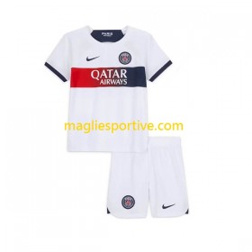 Completo Calcio Paris Saint Germain PSG Bambino Divisa Trasferta 2023-2024